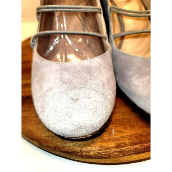 Nine West Kaede Suede Strappy Block Pumps - Picture 11 of 15